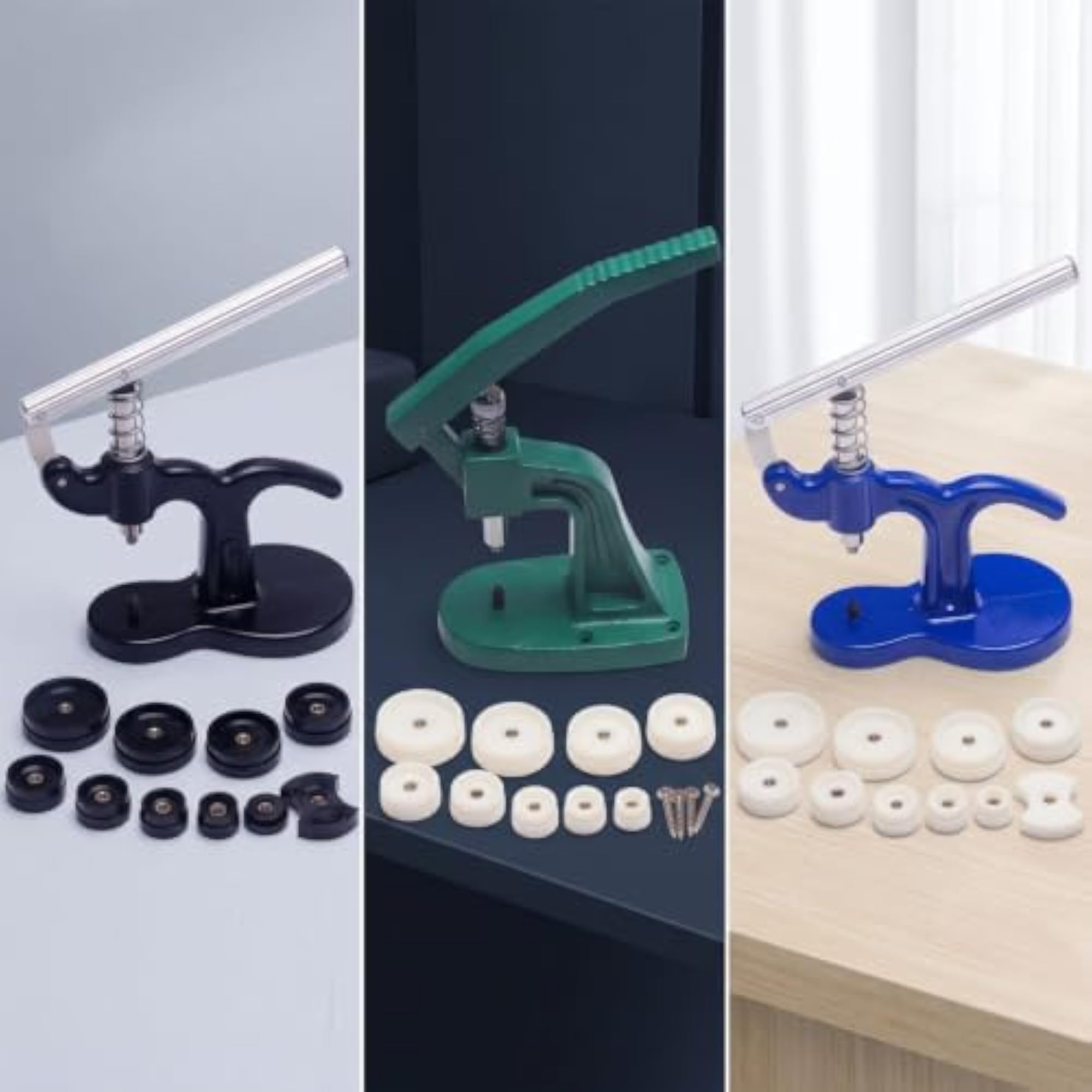 Manual Watch Case Press with Dies, Green Heavy Press